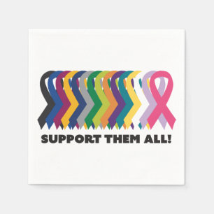 All Cancer Awareness Napkins