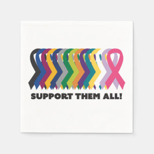 All Cancer Awareness Napkins