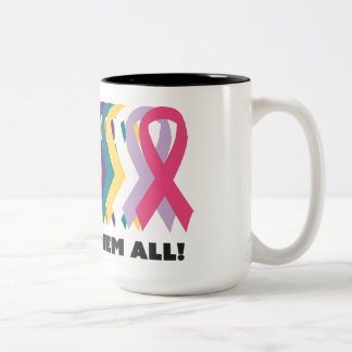All Cancer Awareness Two-Tone Coffee Mug