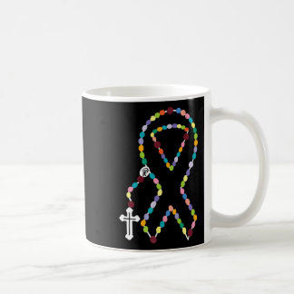 All Cancer Matters Awareness Cross All Ribbons  Coffee Mug