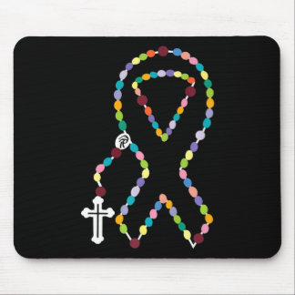 All Cancer Matters Awareness Cross All Ribbons  Mouse Pad