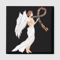 All Cancer Matters Awareness Day Angel Ribbon  Magnet