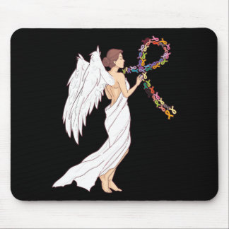 All Cancer Matters Awareness Day Angel Ribbon  Mouse Pad