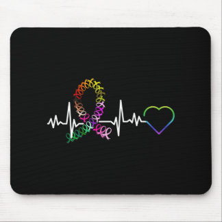 All Cancer Matters Awareness Day Heartbeat Cancer  Mouse Pad