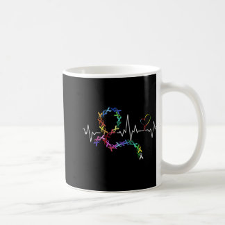 All Cancer Matters Awareness Day Heartbeat Premium Coffee Mug