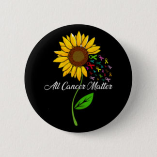 All Cancer Matters Awareness Day Ribbon  Button