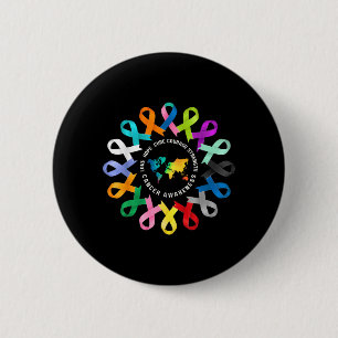 All Cancer Matters Awareness Fight Cancer Ribbon Button