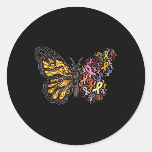 All Cancer Matters Awareness Saying World Cancer D Classic Round Sticker
