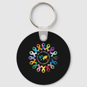 All Cancer S Awareness Fight Cancer Ribbon Support Keychain