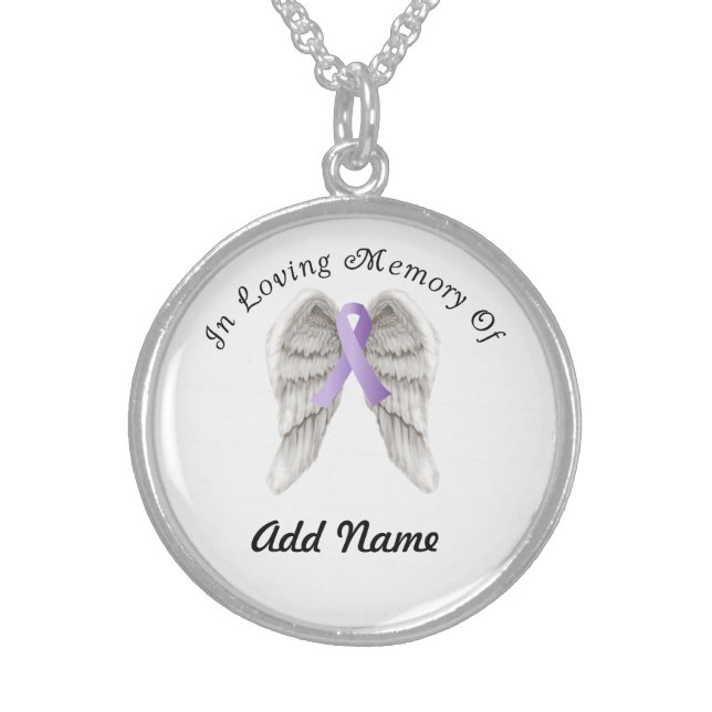 All Cancers Awareness Memorial Necklace (Front)