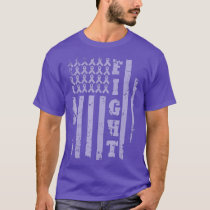 All Cancers Awareness Shirt Lavender Ribbon FIGHT