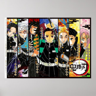 all caracter kimestu no yaiba poster