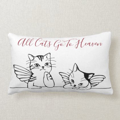 All Cats Go To Heaven Pillow For Pet Lovers