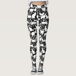 All Cats pattern.w.bx4 Leggings