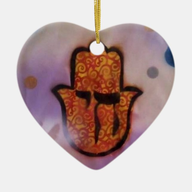 All Chai'd Up - The Potential Bee! Ceramic Ornament (Front)