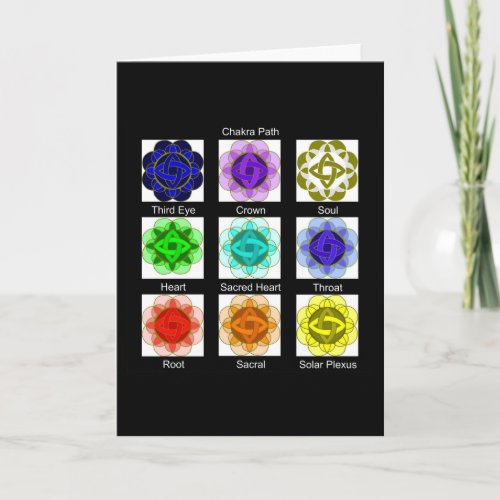 All Chakra Balancing Note Card