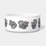 All Chinchilla No Filla Bowl<br><div class="desc">All Chinchilla No Filla - Pet Bowl
Made of 100% white ceramic, this bowl makes a perfect gift. Guaranteed to raise a smile and ideal for feeding time!
Featuring Chili the chinchilla wraparound design.</div>