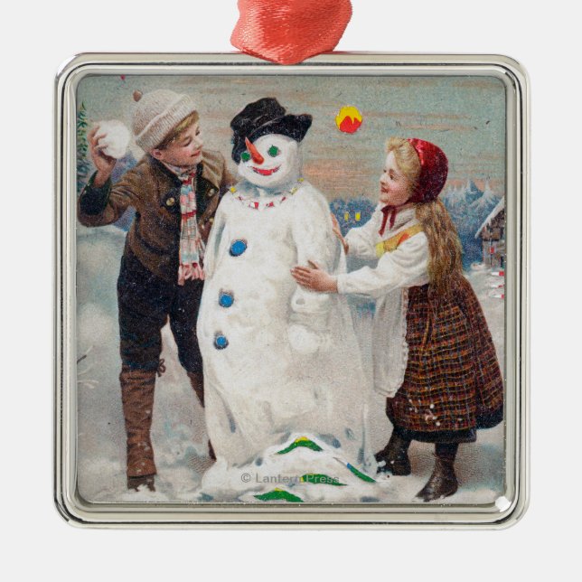 All Christmas Joy Be Yours Metal Ornament (Front)