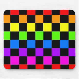 All Colors Checkered Mousepad