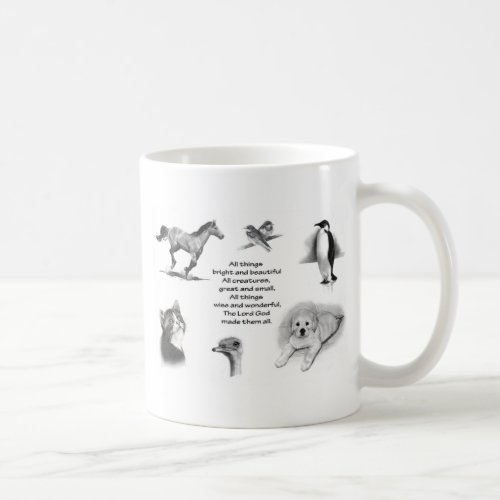 All Creatures Great And Small Animals Scripture Coffee Mug