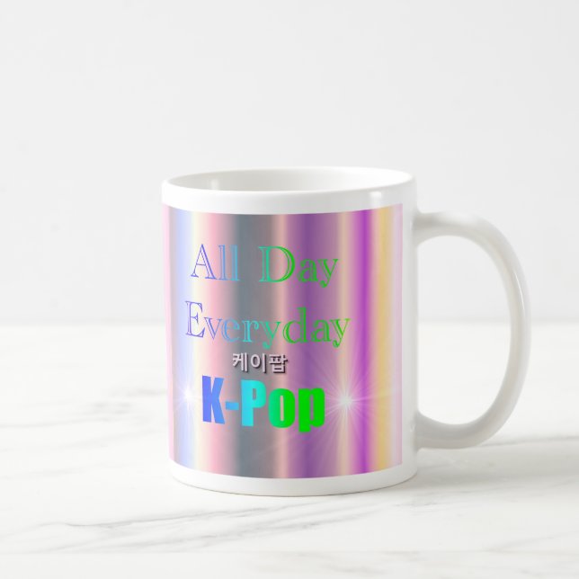 All Day Everyday K-Pop Coffee Mug (Right)