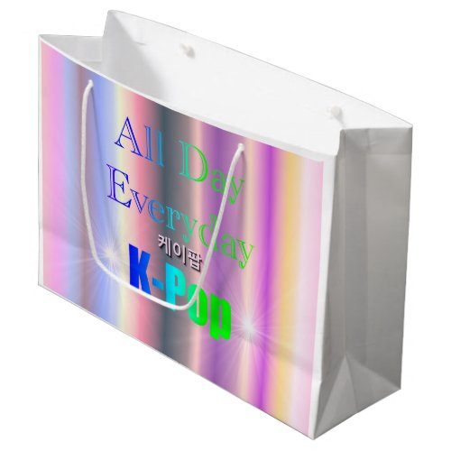 All Day Everyday K_Pop Large Gift Bag
