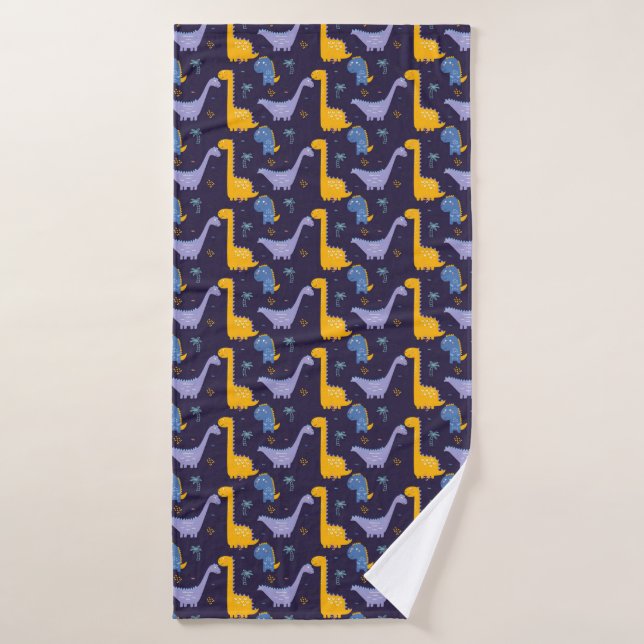 All Dinos Great and Small Bath Towel Set (Bath Towel)