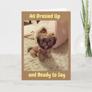 ALL DRESSED FOR EASTER JUST FOR "YOU" HOLIDAY CARD