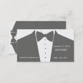 All Dressed Up Wedding Bachelor Party Masculine Business Card (Front/Back)