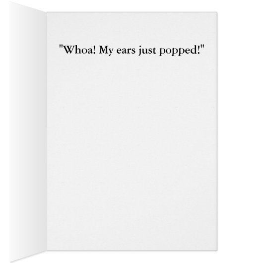 "All Ears" Cards (Inside (Right))