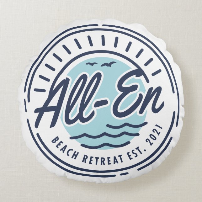 All-En Beach Retreat Pillow (Front)