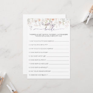 All Eyes On The Bride Bridal Shower Game Invitation