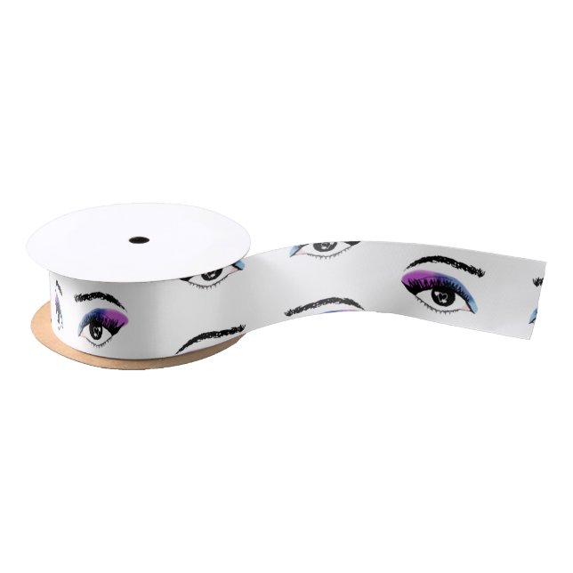 All Eyes on you Happy Birthday Satin Ribbon (Spool)