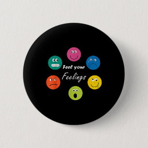 All Feelings Are Okay Mental Health Awareness Mont Button