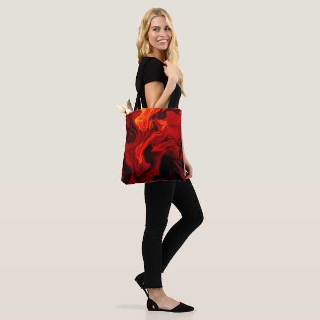 All Fired Up To Go Shopping Tote Bag (On Model)
