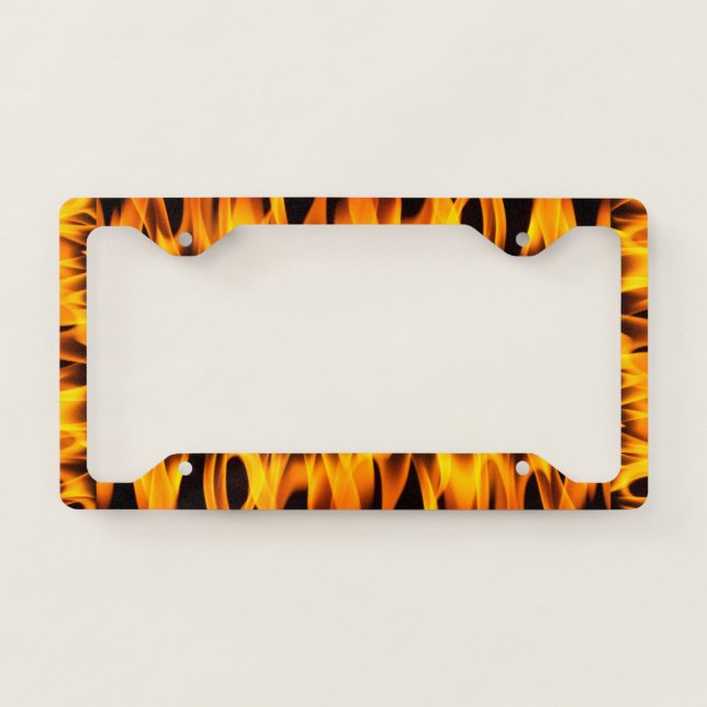 All Flames License Plate Frame (Front)