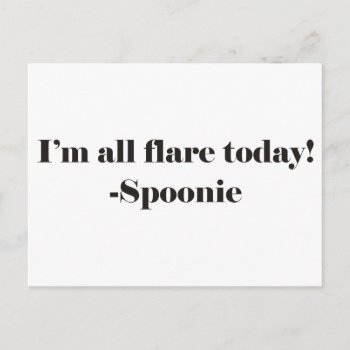All Flare -text Postcard by LLChemis_Creations at Zazzle