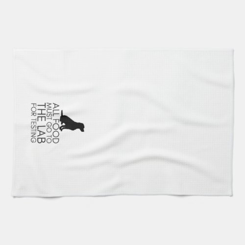 All Food Must Go To The Lab Kitchen Towel