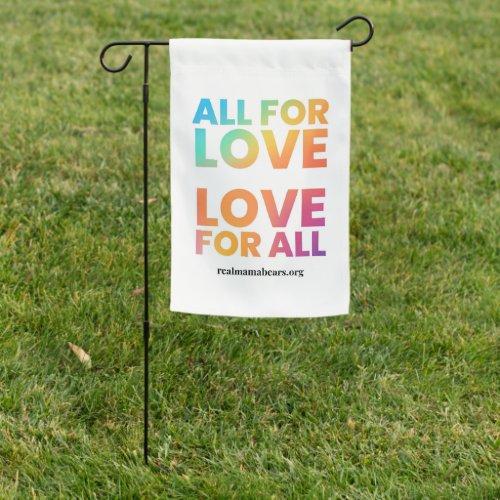 All For Love GARDEN FLAG