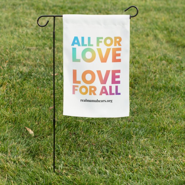 All For Love GARDEN FLAG (In SItu)