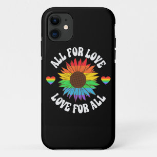 All For Love Love For All Gay Pride Month iPhone 11 Case