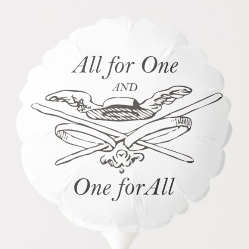 All for One and One for All _ The Three Musketeers Balloon