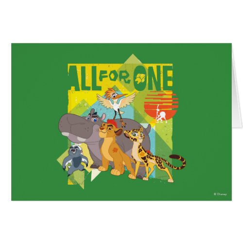 All For One Lion Guard Graphic