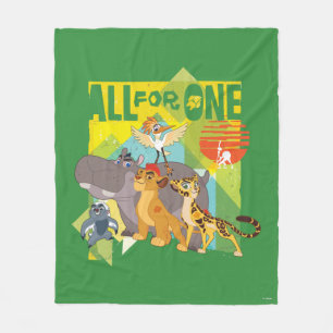 All For One Lion Guard Graphic Fleece Blanket