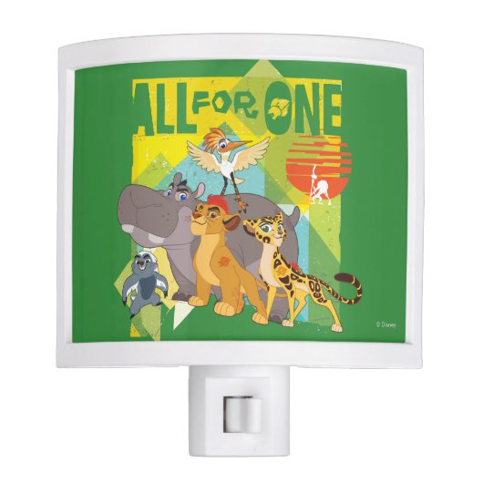 All For One Lion Guard Graphic Night Light (Front)