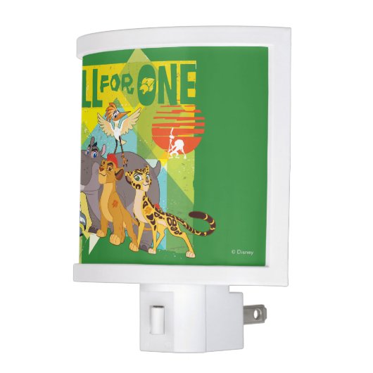 All For One Lion Guard Graphic Night Light (Left)
