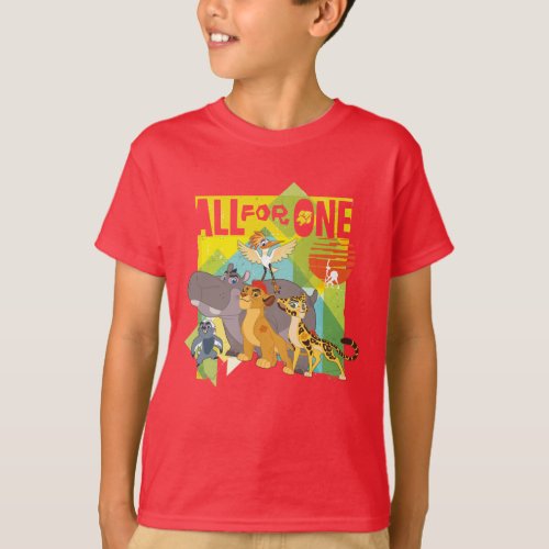 All For One Lion Guard Graphic T_Shirt