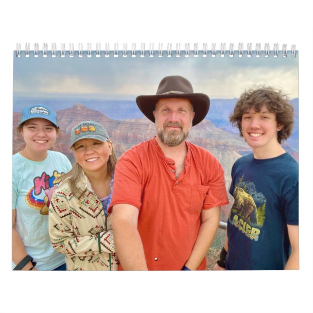 all four years with the family calendar (Cover)