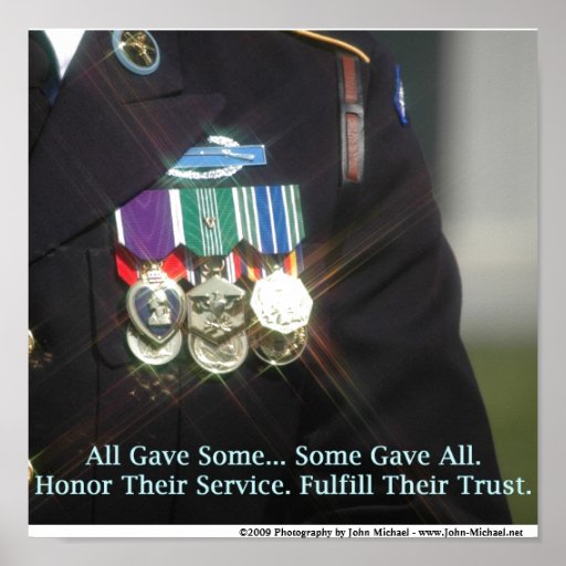 All Gave Some... Some Gave All. Poster | Zazzle