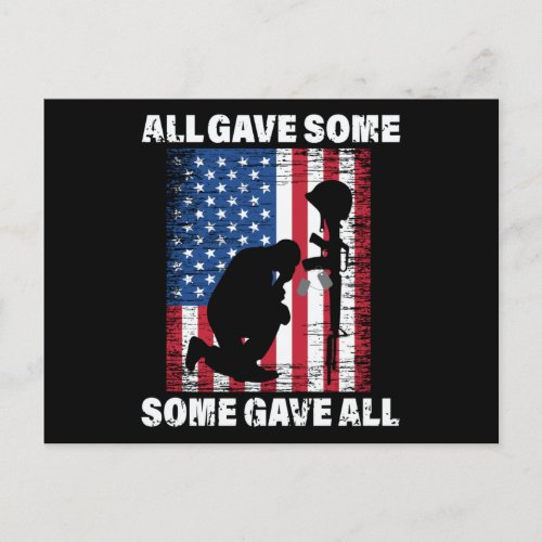 All Gave Some  Some Gave All _ USA Army Postcard